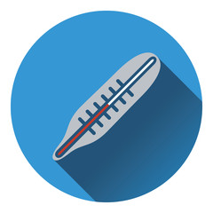 Medical thermometer icon