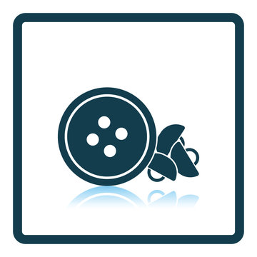 Sewing buttons icon