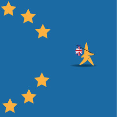 Brexit design. EPS 10 vector.