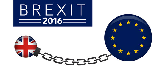 BREXIT UK Referendum 2016 Chain Link Graphic