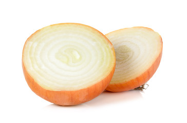 onion isolated on the white background
