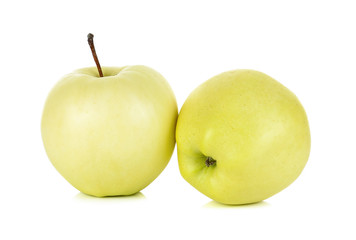Yellow apple isolated