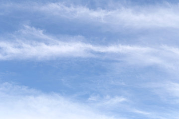 Cloud on blue sky in the daytime of Bright weather.
