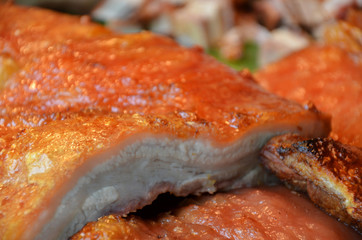 Roasted Pork in Market