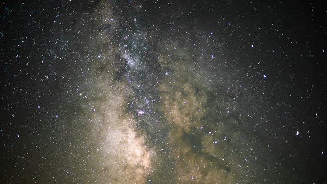 Milky Way Aquarids Meteor Shower 01 Time Lapse
