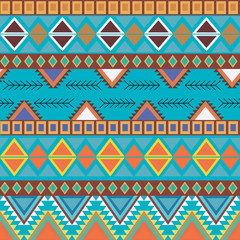Geometric ethnic pattern. Vector illustration
