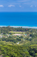 Obraz premium anse Réunion, la Digue, Seychelles 