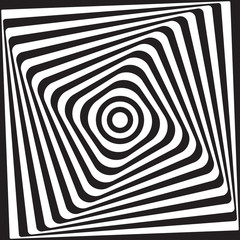 optical illusion art circle vector background