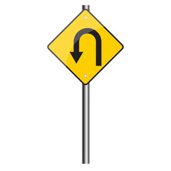 Symbol traffic sign, Vector image.