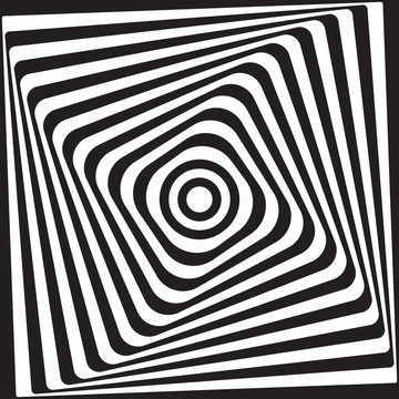 optical illusion art circle vector background