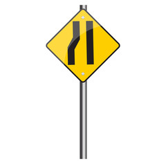 Symbol traffic sign, Vector image.