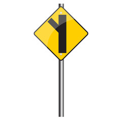 Symbol traffic sign, Vector image.