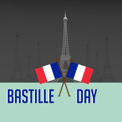 Fototapeta na wymiar France Bastille Day