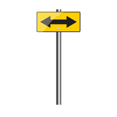 Traffic sign road,Vector image.