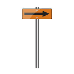 Symbol traffic sign, Vector image.