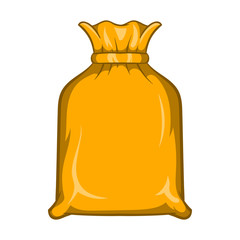 Packing bag icon, cartoon style