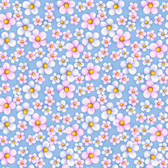 Blümchenmuster endlos