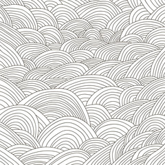 Hand draw black and white lines background