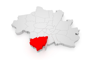 Thalkirchen, München Bezirke 3D