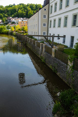 Tauchkran mit Tauchkäfig