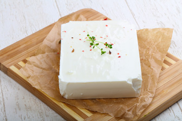 Feta brick cheese