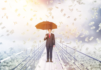 Success and financial growth concept