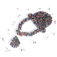 people pipette medicine 3d