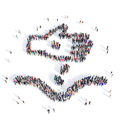 people garden tools 3d