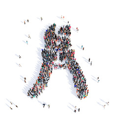 people farmer's tool 3d