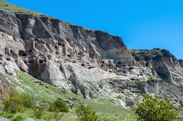 Vardzia cave city complex in Georgia