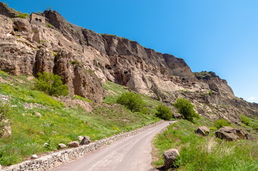 Vardzia cave city complex in Georgia