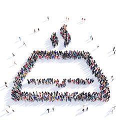 people pizza food fast food 3d