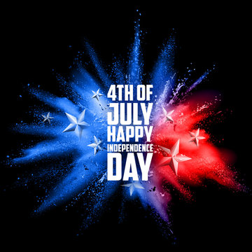 Fourth of July background for Happy Independence Day  America