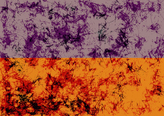 Abstract drawn grunge background in violet and brown colors. Effect of crumpled paper. Texture with cracks, ambrosia, scratches, attrition. Series of Drawn Grunge, Oil, Pastel, Chalk Backgrounds.