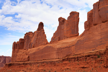 Fototapeta premium Panorama from Arches National Park, Utah. USA