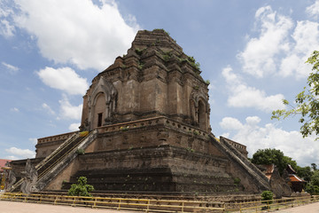Fototapeta na wymiar ancient buddhism pagoda in temple