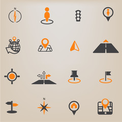 Map Icons and Location Icons and navigation Icons.