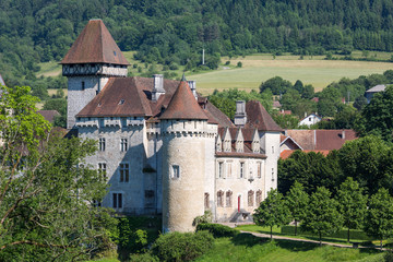 Fototapeta na wymiar Château de Cléron