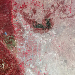 Fototapeta premium Earth view from space. Elements of this image furnished by NASA