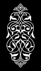 Decorative element eastern pattern.