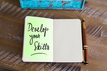 Handwritten Text Develop Your Skills