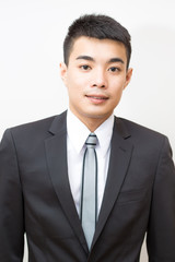 Young good smart looking asian professional business man