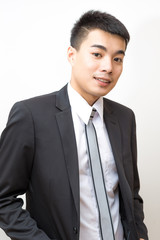 Young good smart looking asian professional business man