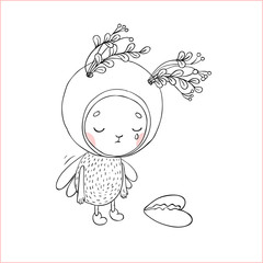 Forest Fairy and heart