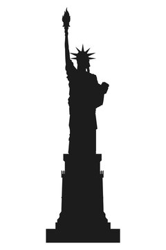 statue of liberty silhouette