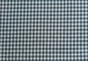 Black and white tablecloth background , plaid fabric texture