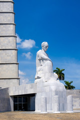 The Jose Marti monument at the Revolution Square in Havana