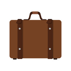 brown suitcase icon