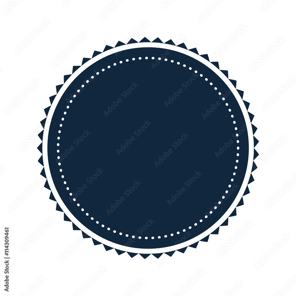 Sticker round badge icon