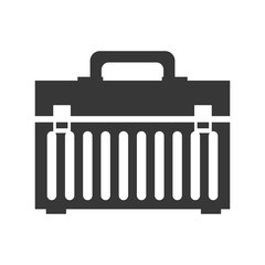 Tool concept represented by tool kit icon. isolated and flat illustration 